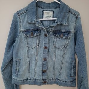 Sonoma faded denim jacket, EUC